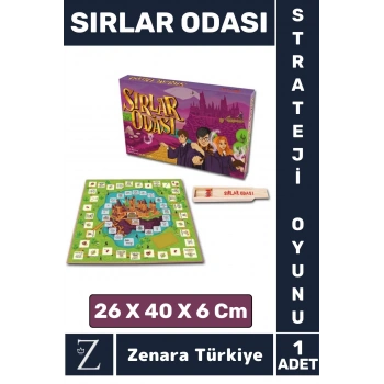 Premium Eğlenceli Eğitici Zeka Strateji Becerisi Geliştirici Aile Grup Kutu Oyun Takımı SIRLAR ODASI