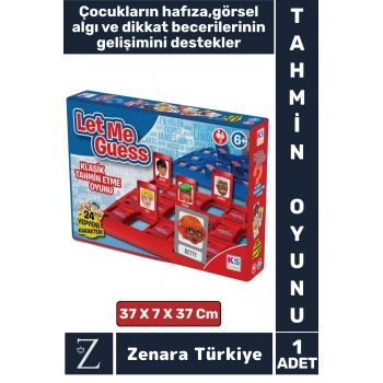 Eğlenceli Eğitici Hafıza Görsel Algı Dikkat İlişki İletişim Kurma Beceri Gelişimi Çocuk Tahmin Oyunu