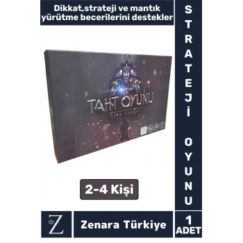 Eğitici Dikkat Strateji Mantık Hızlı Düşünme Geliştiren Aile Arkadaş Grup Eğlenceli TAHT OYUNU