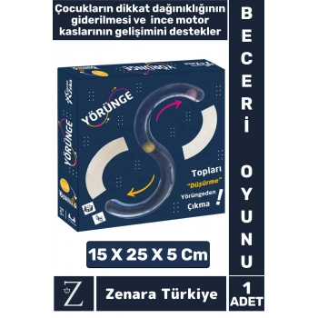 Çocuk Psikomotor İnce Motor Kasları Göz Koordinasyon Geliştiren Eğlenceli Eğitici Zeka Oyunu YÖRÜNGE