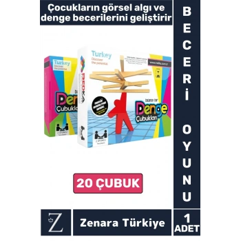 Eğitici El Göz Koordinasyonu Denge Görsel Algı Geliştirici Eğlenceli Çocuk Oyun DENGE ÇUBUKLARI