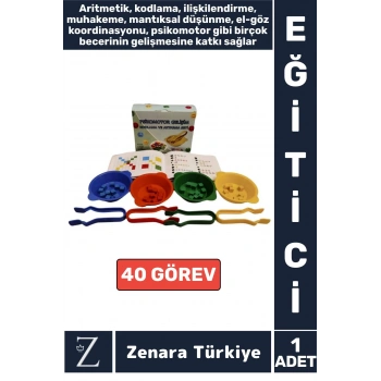 Eğlenceli Mantıksal Düşünme El Göz Koordinasyon Geliştirici Eğitici Çocuk PSİKOMOTOR GELİŞİM