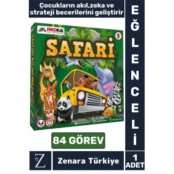 Görsel Algı Strateji Beceri Doğa Safari Orman Hayvan Bilgisi Eğitici Eğlenceli Öğretici Oyun SAFARİ