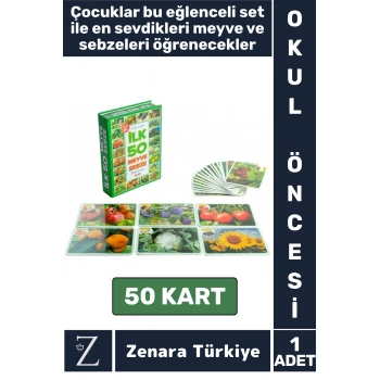 Okul Öncesi Koordinasyon Görsel Algı Geliştirici Meyve Sebze Öğretici Eğlenceli İLK 50 HAYVAN