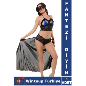 Yeni Sezon Seksi Gece Sevgili Özel Gün Hediyelik Şık Büstiyer Şort Tül Gecelik Fantezi Takımı