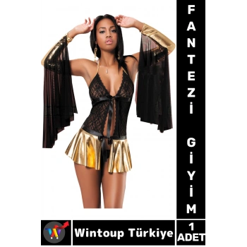 Yeni Sezon Seksi Gece Sevgili Özel Gün Hediyelik Şık Dantelli Eldiven Gecelik Fantezi Takımı