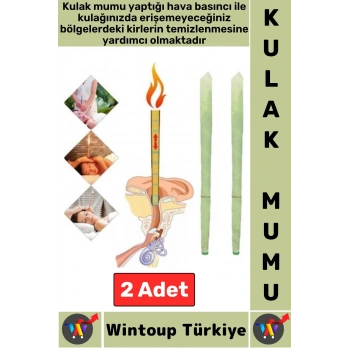 Özel Üretim Doğal Basınçlı Kulak Zor Nokta Kir Temizleme Indian Aromaterapi Renkli Kulak Mumu 2 Adet