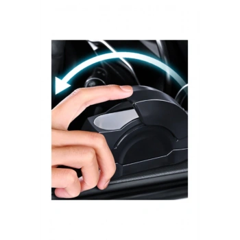 Koku Önleyici Otomatik Kapaklı Araç İçi Küllük-Isıya Dayanıklı Metal Hazne, Kol Dayamaya Uygun