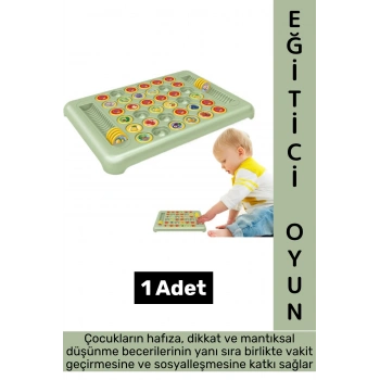 Çocuk Hafıza Dikkat Mantıksal Düşünme Sosyalleşme Beceri Geliştiren Eğitici Hafıza Eşleştirme Oyunu