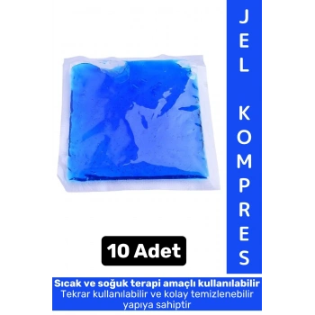 Hızlı Etki Soğutucu Yıkanıp Tekrar Kullanılabilir Sıcak Soğuk Jel Kompres Buz Paketi Termojel 10 Adt