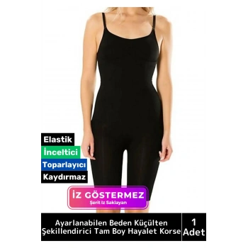 Özel Ayarlanabilen Beden Küçülten Toparlayıcı Etkili Şekillendirici Tam Boy Hayalet Korse