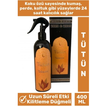 Özel Seri Kilitleme Düğmeli Uzun Süre Rahatlatıcı Etkili Tobacco Koku Tütün Oda Kokusu 400 ML