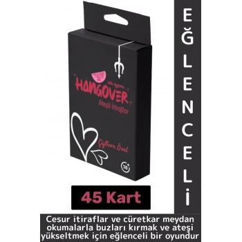 Eğlenceli Parti Özel Gün Sevgililer Günü Çift Cesur Oyun Hangover Mini İçki Oyunu-Ateşli İtiraflar