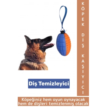 Evcil Hayvan Büyük Küçük Irk Tüm Cinslere Uygun Diş Temizleyici Eğlenceli Köpek Diş Kaşıma Oyun Topu