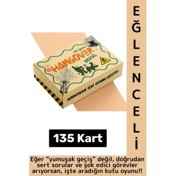 Eğlenceli Arkadaş Özel Gün Parti Cesur Görev İtiraf Oyun Hangover İçki Oyunu-Brutal 135 Kart