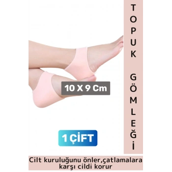 Gündelik Ultra Konforlu Rahat Cilt Kuruluğu Baskı Azaltan Nemlendiren Silikon Topuk Koruyucu Gömlek