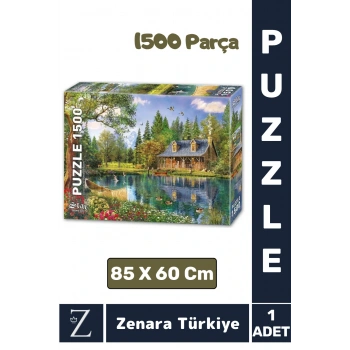 Eğlenceli Eğitici El Göz Görsel Algı Hafıza Beceri Geliştirici 1500 Parça PUZZLE KRİSTAL GÖL