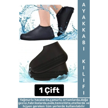 Dayanıklı Esnek Yağmur Kir Çamur Kamp Piknik Outdoor Çanta Boy Pratik Su Geçirmez Ayakkabı Kılıfı