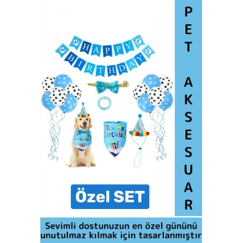 Evcil Hayvan Pet İlgi Çekici Moral Yükselten Köpekler İçin Eğlenceli Ödül Doğum Günü Partisi Seti