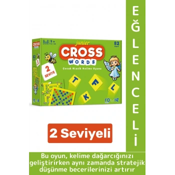 Eğlenceli Görsel Algı Düşünce Beceri Zihinsel Gelişim Okul Ev Aile Çocuk Eğitici Çapraz Kelime Oyunu