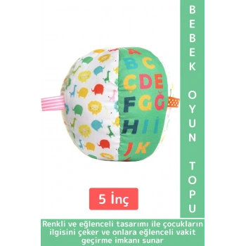 Eğlenceli İlgi Çekici Motor Beceri Koordinasyon Geliştiren Okul Öncesi Çocuk Bebek Eğitici Oyun Topu