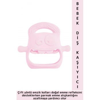 Gıda Sınıfı BPA Free Bebek Parmak Emme Alışkanlığı Azaltan Masaj Etkili Yumuşak Silikon Diş Kaşıyıcı