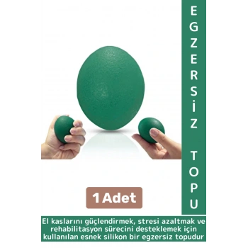 Ergonomik Stres Egzersiz Rehabilitasyon Fizyoterapi Esnek Silikon El Bilek Parmak Güçlendirme Topu