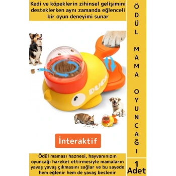Pet İlgi Çekici Zihinsel Gelişim Yavaş Yeme Alışkanlığı İnteraktif Kedi Köpek Ödül Maması Oyuncağı