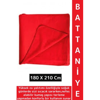 Deluxe Yüksek Isı Yalıtımı Yumuşak Doku Hafif Nefes Alabilir Çift Kişilik Polar Battaniye 180X210 Cm
