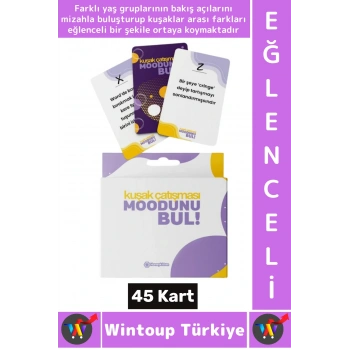 Eğlenceli Aile Arkadaş Genç Yaşlı Nesil Z Kuşağı Mizah Oyunu Moodunu Bul-Kuşak Çatışması 45 Kart