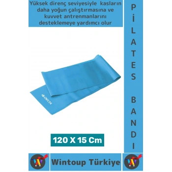 Premium Esneme Antrenman Fitness Aerobik Esnek Elastik Hafif Güçlü Sertlik Pilates Direnç Bandı