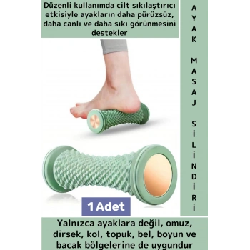 Ev Ofis Yaşlı Bireyler Omuz Kol Bel Boyun Çok Fonksiyonlu Cilt Sıkılaştırıcı Ayak Masaj Silindiri