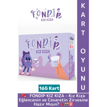 Eğlenceli Arkadaş Grup Ortamı Sevgili Çift Cesaret İçki Shot Oyunu Fondip Kız Kıza-165 Kart