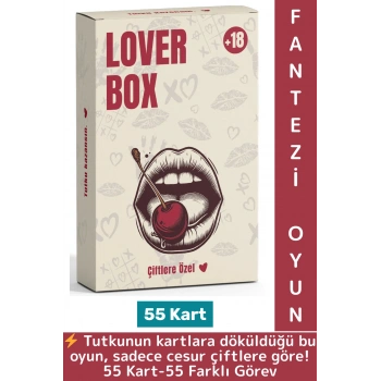 Fantezi Özel Gün Sevgili Çift Partner Cesaret Kart Görev Oyun Lover Box-Çiftlere Özel 55 Kart