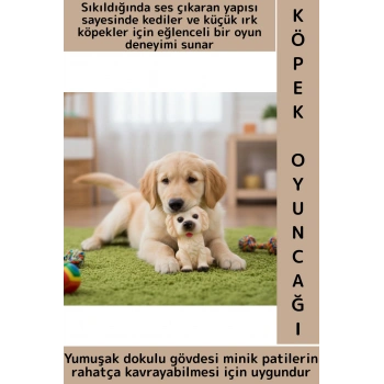 Dayanıklı Evcil Hayvan Kedi Küçük Irk Köpek Eğlenceli İlgi Çekici Sesli Köpek Tasarımlı Oyuncak