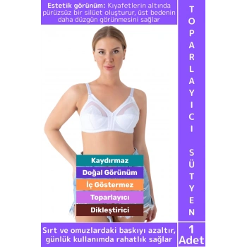 İz İç Göstermez Meme Dikleştirici Şekillendirici Esnek Konforlu Estetik Şık Göğüs Toparlayıcı Sütyen