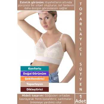 İz İç Göstermez Meme Dikleştirici Şekillendirici Çok Şık Rahat Estetik Mideli Toparlayıcı Sütyen