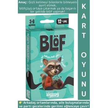 Eğlenceli Aile Arkadaş Ortam Kız Gecesi Parti Bol Kahkaha Neşe Dikkat Strateji Güven Kart Oyunu BLÖF