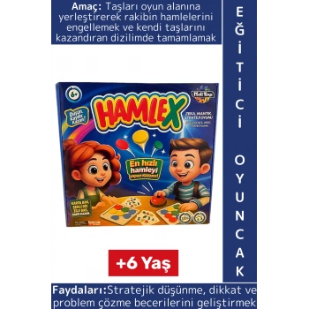 Eğitici Çocuk Dikkat Odaklanma Problem Çözme Stratejik Düşünme Gelişimi Eğlenceli Oyun Hamlex