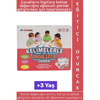 Eğitici Çocuk Dikkat Hafıza Kelime Dil Öğrenimi Gelişimi Eğlenceli Kelimelerle İngilizce Öğren Oyunu