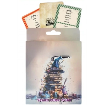 Eğitici Analitik Düşünme Arkadaş Eğlenceli Fantastik Tema Yasaklı Kelime Oyunu-Banned Wizard 45 Kart