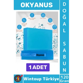 #KatıSabun %100 Doğal Bitkisel El Yüz Saç Vücut Cilt İçin Organik Okyanus Sabunu 120 Gram