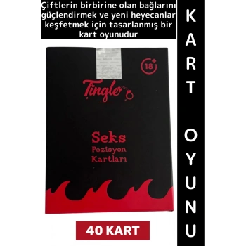 #KartOyunu Eğlenceli Romantik Keyifli Vakit Etkinlik Sevgili Çift İlişki Yetişkin 40 Kartlı Oyun