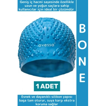 #Bone Su Sızdırmaz Esnek Yumuşak Silikon Havuz Deniz Yüzme Kulağa Su Geçirmez Büyük Beden Saç Bonesi