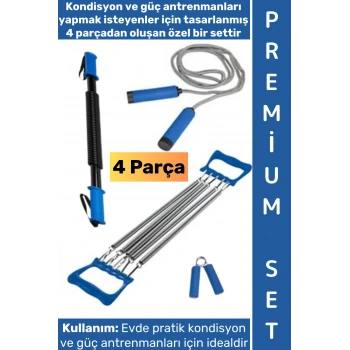 #EgzersizSeti Pratik Ev Tipi Kondisyon Güç Dayanıklılık Direnç Fitness Spor Antrenman 4lü Özel Set