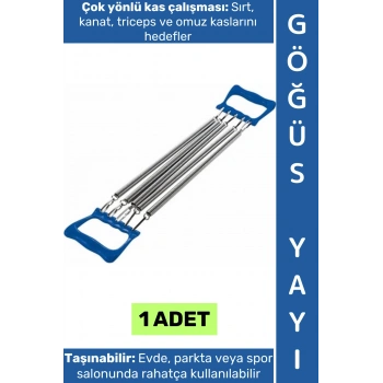 #EgzersizAleti Sırt Kanat Triceps Omuz Kas Spor Fitness Antrenman Dayanıklı Çelik 5li Göğüs Yayı
