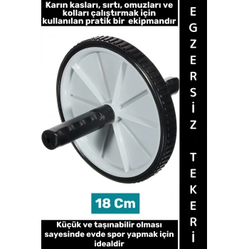 #KarınEgzersiz Ev Tipi Spor Antrenman Kaymaz Vücut Sırt Kol Omuz Karın Sıkılaştırıcı Egzersiz Tekeri
