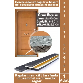 #RüzgarKesici Soğuk Haşere Rüzgar Toz Önleyici Yapışkanlı Köpük Kapı Altı Isı Yalıtım Eşik Süngeri