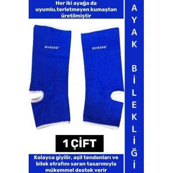 #AyakBilekliği Her İki Ayak İle Uyumlu Sakatlık Önleyici Esnek Kumaş Sporcu Ayak Bilekliği L Beden