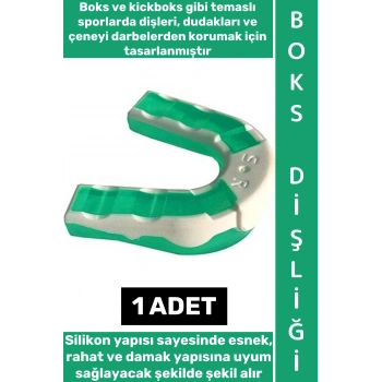 #BoksDişliği Kolay Şekil Alır Diş Dudak Çene Darbe Koruma Esnek Silikon Renkli Kickboks Boks Dişliği
